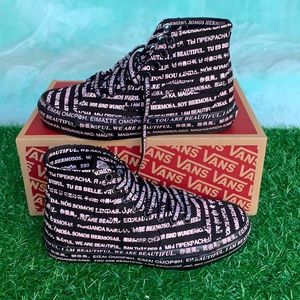 VANS SK8-Hi TAPERED WE ARE BEAUTIFUL Blk/Blk WMNS